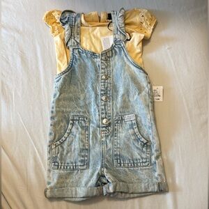 Girls 12m Denim Overalls